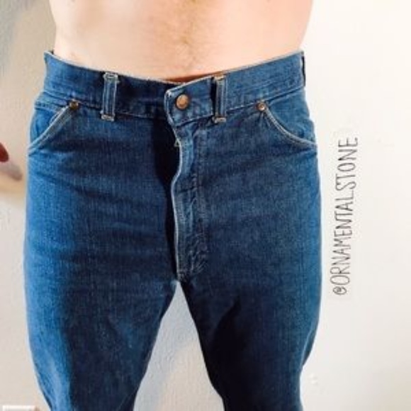 VINTAGE MENS CIRCLE RANCH SEARS BLUE JEANS 0029 - Picture 7 of 8